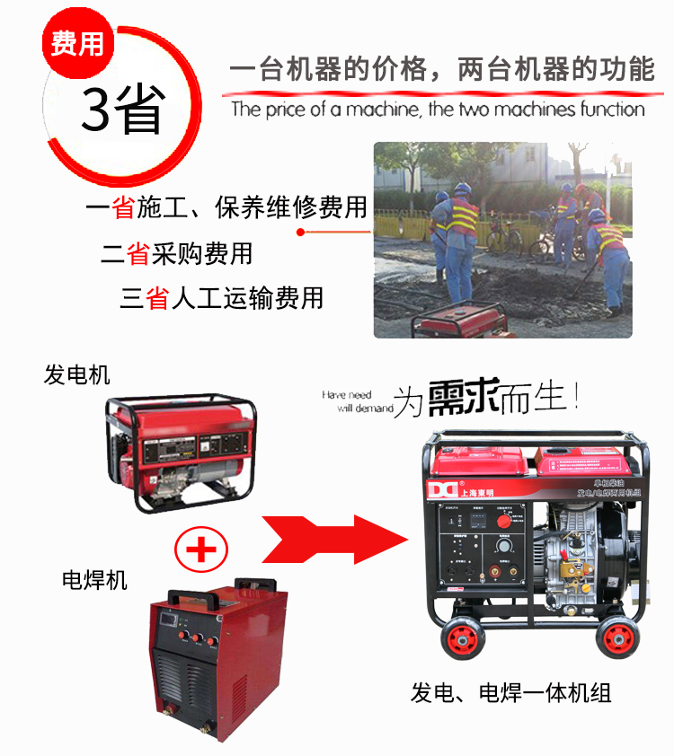 單相 5KW柴油發(fā)電電焊一體機(jī)主圖